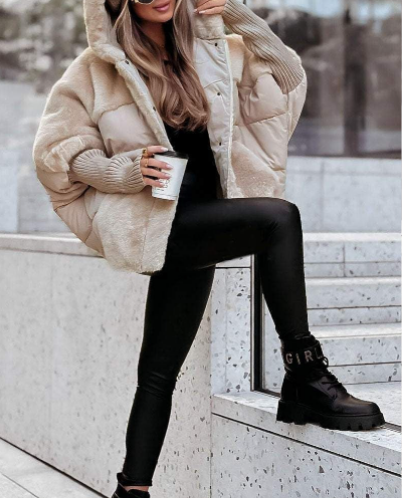 RAINA | Giacca termica con cappuccio