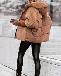 RAINA | Giacca termica con cappuccio